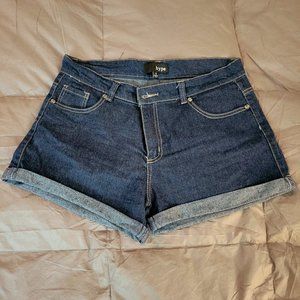Hype Size 11 girls (Size 6 womens)  Jean Shorts Cuffed